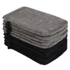 PHOGARY Pack of 10 Microfibre Body Wash Mitts Set, Flannels