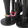 cciyu Train Air Horn 135dB Train Horn Black 8 Trumpets