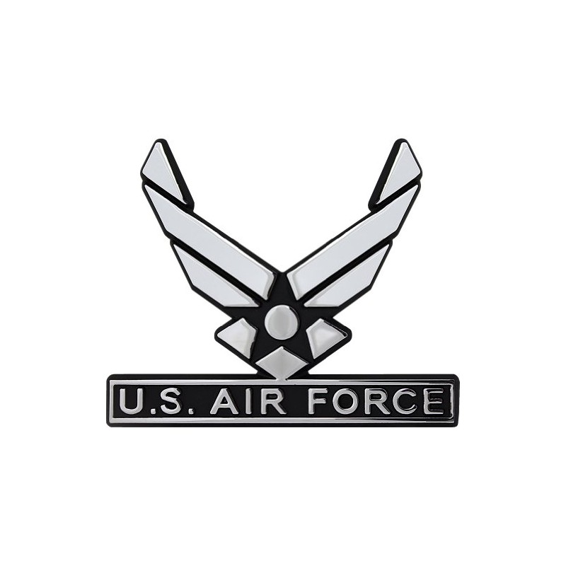 U.S. Air Force Hap Arnold Wings Chrome Auto Emblem