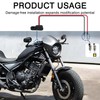 Yenvory 3 LED Mini Indicator Motorcycle E Approved, 12 V,