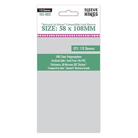 Sleeve Kings Board Game Verrayal at House Compatible Card Sleeves 110 Pack 58mm x 108mm Size