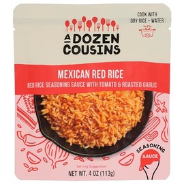 A Dozen Cousins Mexican Red Rice Seasoning Sauce, Non GMO, Gluten Free, 4 Ounce (Pack of 10)