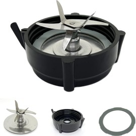 Pro 1200 Blender Blade Stainless Steel Replacement for Oster Pro 1200 Blender Accessory with Jar Base Cap and One Rubber O Ring Gasket for Oster Pro 1200 Blender Replacement Parts (pro1200 with jar)