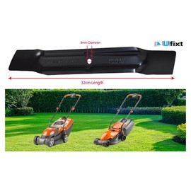 Ufixt Fits Flymo RE-320 (9665165-26), RE320 and RE320 (9643202-01 2000-2002) Lawnmower Metal Blade - 32cm (13") FLY046