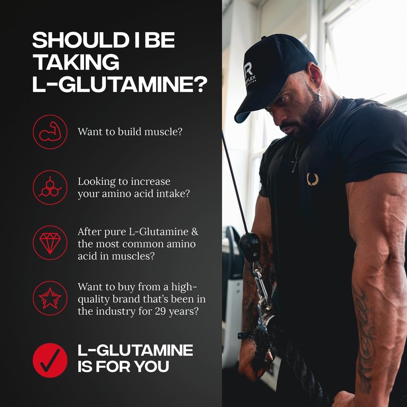 Reflex Nutrition L-Glutamine Supplement (500g) Powder