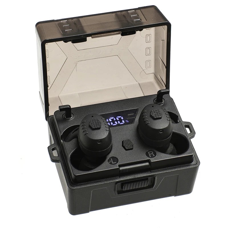 Bluetooth Electronic Shooting Earbuds for Range Use – Rechargeable In-Ear