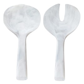 Santa Barbara Design Studio Table Sugar Indoor/Outdoor Resin Serveware, Set of 2, Salad Servers