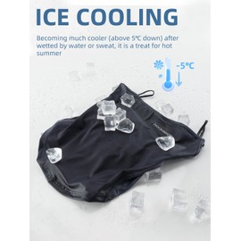 ROCKBROS Neck Gaiter Balaclava Scarf Bandanas Face Mask Tube UV Protection UPF 50+ Headwear Outdoor Sport for Men and Women