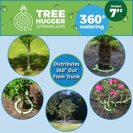 Tree Sprinkler with 360° Outward Direction, Water Sprinkler for Trees That Reaches The Nutrition Zone for Tree Root Watering (7")