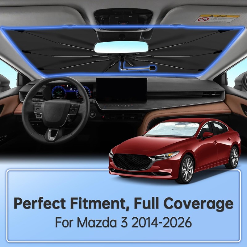 Windshield Sun Shade Umbrella for Ford Maverick 2022-2026 Front Window