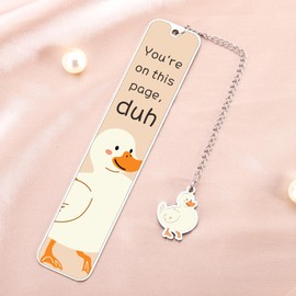 Funny Bookmarks for Women Book Marks for Reading Women Book Lovers Gifts Bookish Gifts Silly Goose Cute Bookmarks Best Friend Birthday Gifts for Women Bookworm Christmas Stocking Stuffers