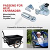 VDP Towing Hitch for Bicycle, Bicycle Towing Hitch Saddle, Metal