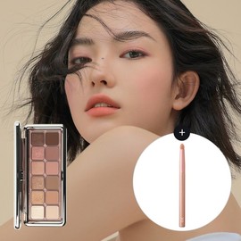 3CE New Take Eyeshadow Palette + Glow Eye Point Brush - PINK JOURNEY / 3CE 뉴 테이크 아이섀도우 팔레트+글로우 아이포인트 브러쉬 - PINK JOURNEY