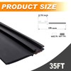 RV Slide Out Seal Wiper Black Rubber 1/2 x 2.75