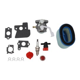 Air Filter Tune Up Kit Carburetor Fuel Filter Spark Plug Set High Performance Durable Material Easy Installation for 690152 694203 121602 121607 121612 Engine Aluminum Iron