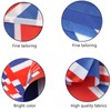 AhfuLife Union Jack Triangular Bunting 30pcs British Flags, Double Sided