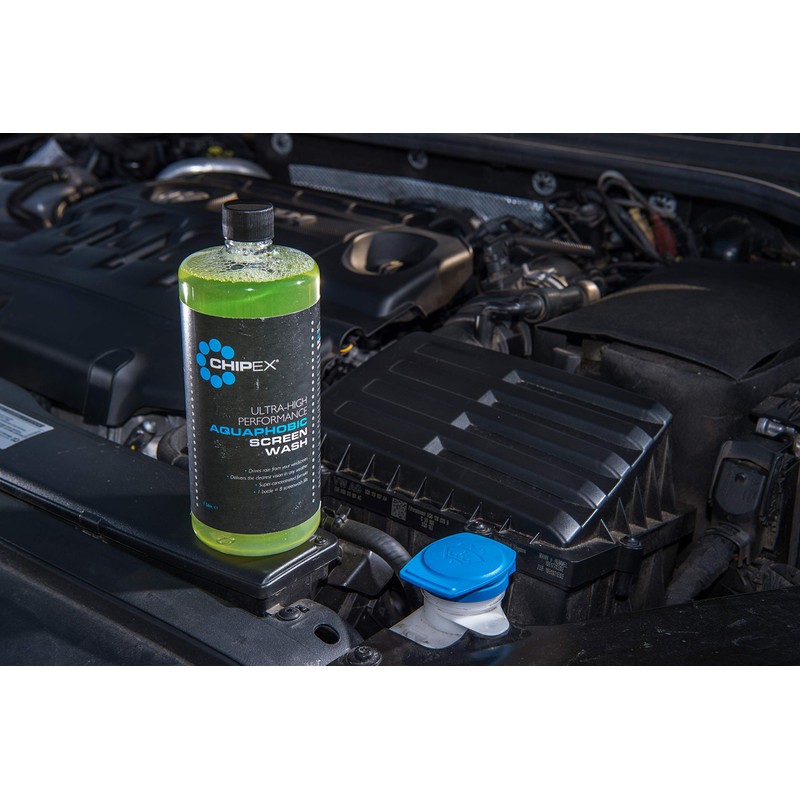 Chipex Concentrated Screenwash & Hydrophobic Windscreen Wiper Fluid - 1