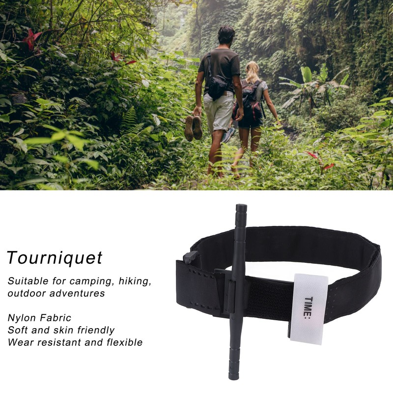 Outdoor Tourniquet Portable Emergency Hiking One Handed Windlass Tourniquet for