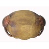 WorldBazzar Huge Double Turtle Bowl Hand Carved Mahogany Wood Nautical