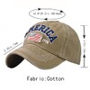 Adjustable Baseball Cap Casual Hat America Cap Flag Hat Cotton