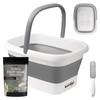 Beinilai Collapsible Foot Bath Kit, Foot Soaking Tub with Handle