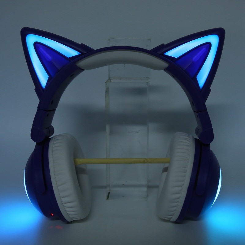 Cat Ear Bluetooth Headset Stereo Cute High Sensitivity Built in