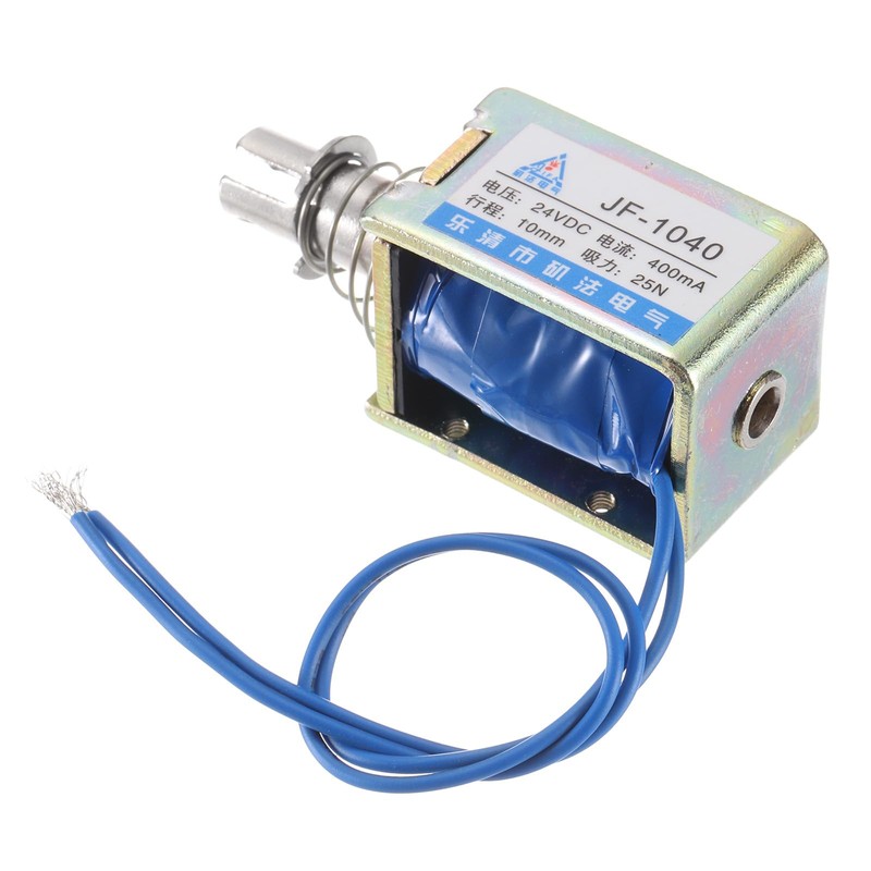 sourcing map DC 24V 0.4A Solenoid Electromagnet Pull Type 25N