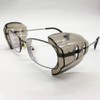 2 Pairs Safety Glasses Side Shields, Flexible Anti-Slip On Side