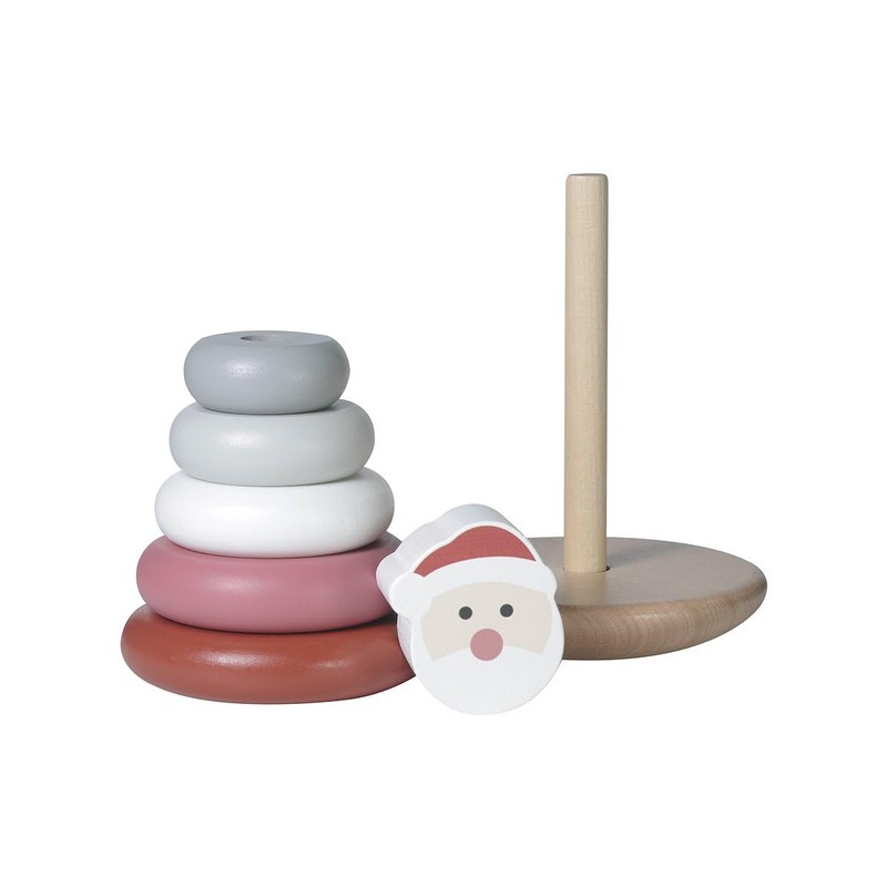 Kindsgut Stacking Tower Santa Claus Wooden Educational Toy for Promoting