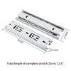 URBEST Ball Bearing Drawer Slides Full Extension 6 Inch Telescopic