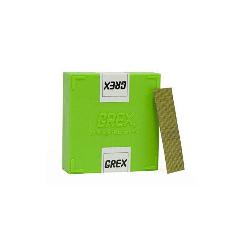 Grex P6/25L 1 In. 23 Ga. Headless pins, Galvanized, 10M/Bx