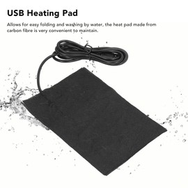 MUNEFE Electric Heating Pad, USB Heating Pad, Portable Heating Pad for Pet Beds, Chair Cushions Heating Layer