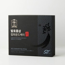 Jinwells Compound K Fermented Red Ginseng Stick 10g 30 Sticks