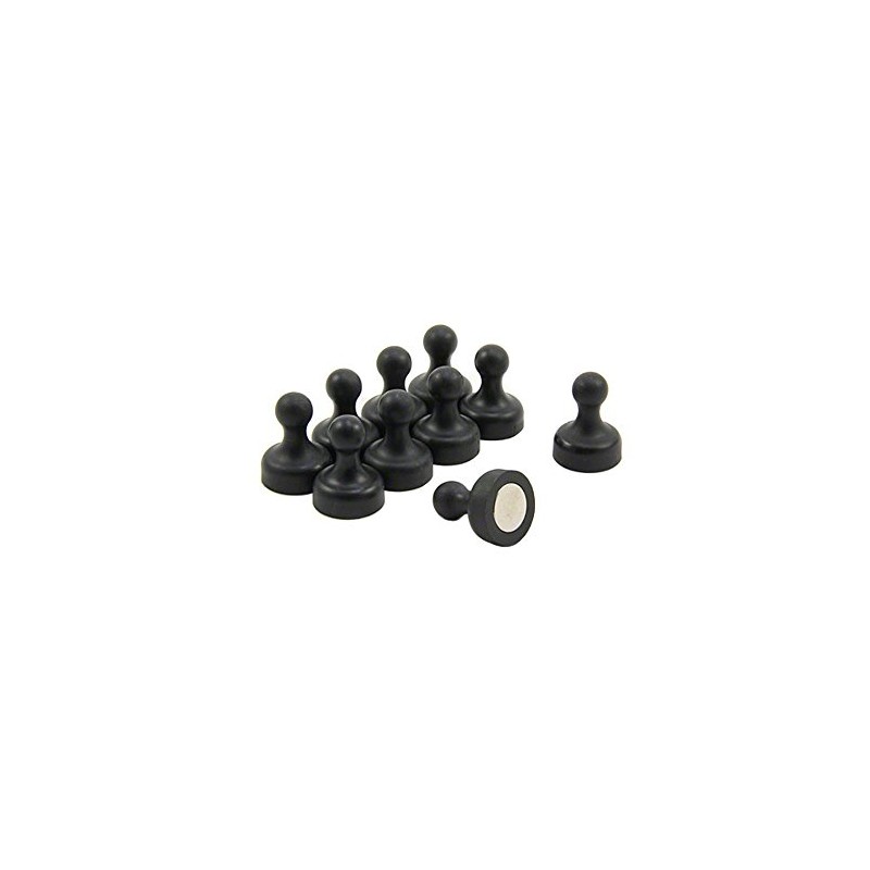High Power Black Skittle Magnet for Fridge, Office, Whiteboard, Noticeboard,