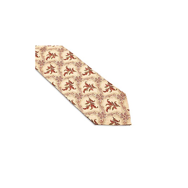 Jacquard Table Runner Trellis Vine & Floral Leaves Dining Tableware