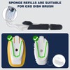 Sponge Brush Refills for OXO Dish Brush, 6 Pack Soap