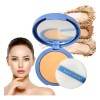 Polvo Compacto Matificador Fijador Base Maquillaje Natural F