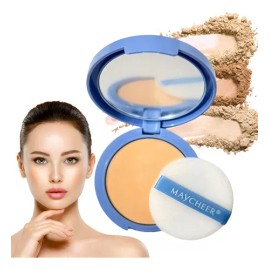 Polvo Compacto Matificador Fijador Base Maquillaje Natural F