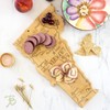 Totally Bamboo Destination Vermont State Shaped Serving and Cutting Board,