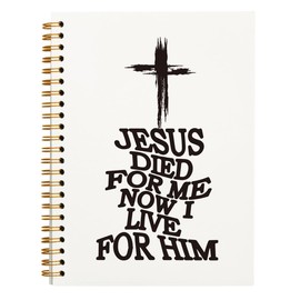 hold fizz Christian Bible Notebook Journal, Christian Gifts for Women Men, Bible Journaling Notebook, Bible Study Supplies, Hardcover Spiral Notebook 5.5x8.3