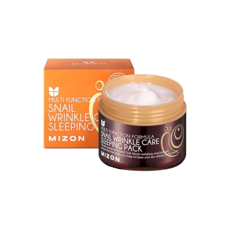 Mizon Snail Wrinkle Care Sleeping Pack 80ml Mascarilla Facial Noche