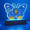 ZEEYUAN Christian Gifts for Women, Acrylic Night Light Baptism Gifts for Women, Religious Gifts for Women, Catholic Gifts Inspirational Gifts for Women Men Friends Teacher