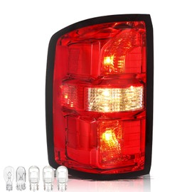 Aosky Tail Light Assembly for 2014-2018 GMC Sierra 1500 2015-2019 GMC Sierra 2500 HD 3500 HD Outer Rear Taillight OE Direct OEM Replacement Brake Tail Lamp LH Left Driver Sidewith Bulbs