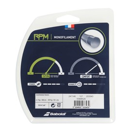 BabolaT Tennis String Single Line RPM Soft (RPM SOFT) 125 Gray 241146 (125g) Gray 125