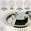 Upgraded 8832NA Bathroom Fan Blower Motor Compatible with Nutone 84757,