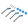 Metal Driveshaft Assembly Hex Wheel Hubs Combiner CVD for Traxxas