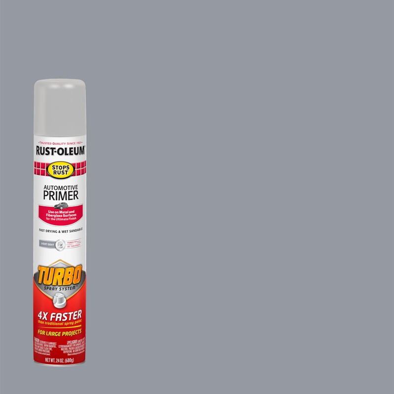 Rust-Oleum 393379 Stops Rust Turbo Automotive Primer Spray, 24 oz,