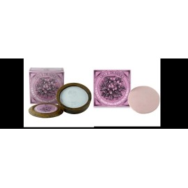 Geo F. Trumper Violet Hard Shaving Soap In Wooden Bowl or Refill Full Size NIB - Wooden Bowl