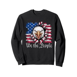 American Flag Patriotic Founding Fathers We The People USA Sweatshirt