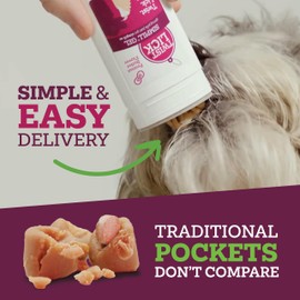 Vetality Twist and Lick SimPill Pill Hider Treat for Dogs, Chicken Flavor (Up to 65 Treatments)